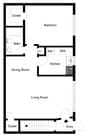 1 Bed/ 1 Bath Walk-In Closet