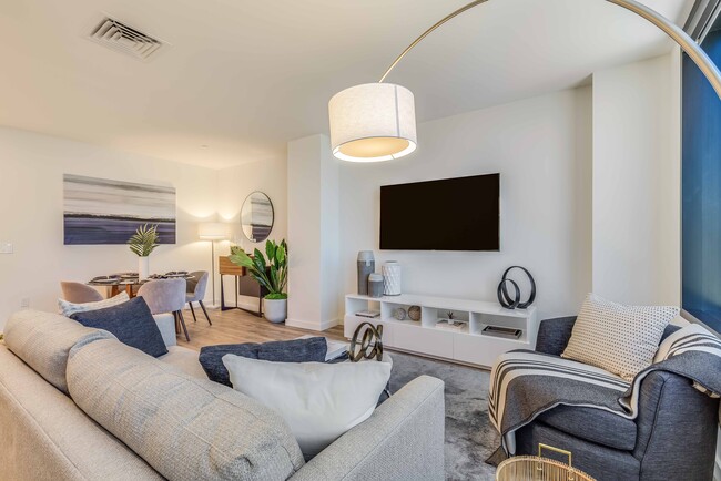Spacious living room
