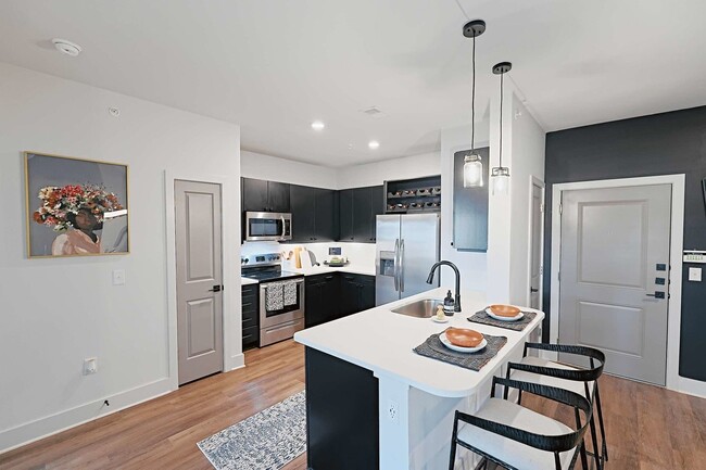 Kitchen - The Parian Mooresville Apartments