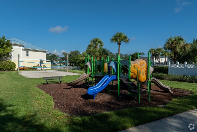 Play Area and Volleyball Court
