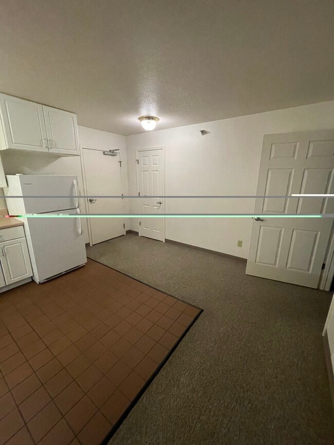 Entrance into unit and into bathroom - 223 S Camp Ave Unit Unfurnished Apartment