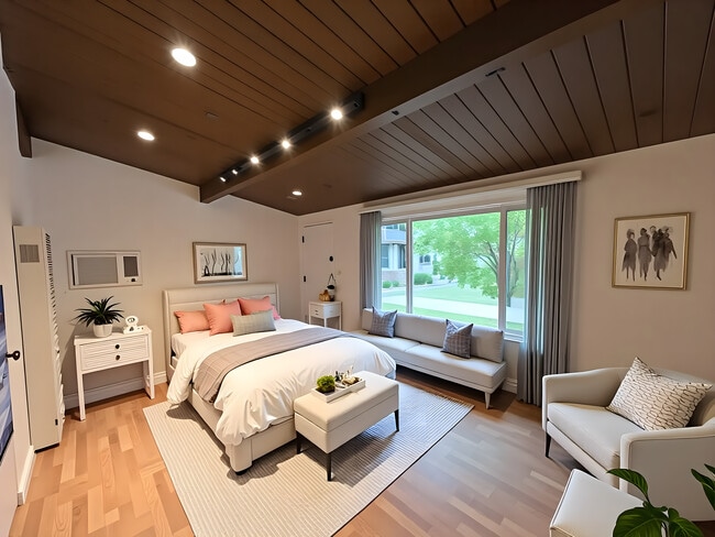 Studio living area - 2323 San Juan Ave