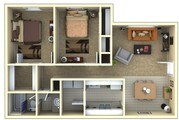2BR/1BA