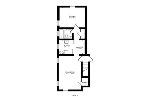 Photo - 8507 Flower Ave - Unit 4 Takoma Park, MD 20912 - 2 YEAR LEASE SPECIAL - PETS OK! - Large 1 Bed w... Unidad 8507 - 4