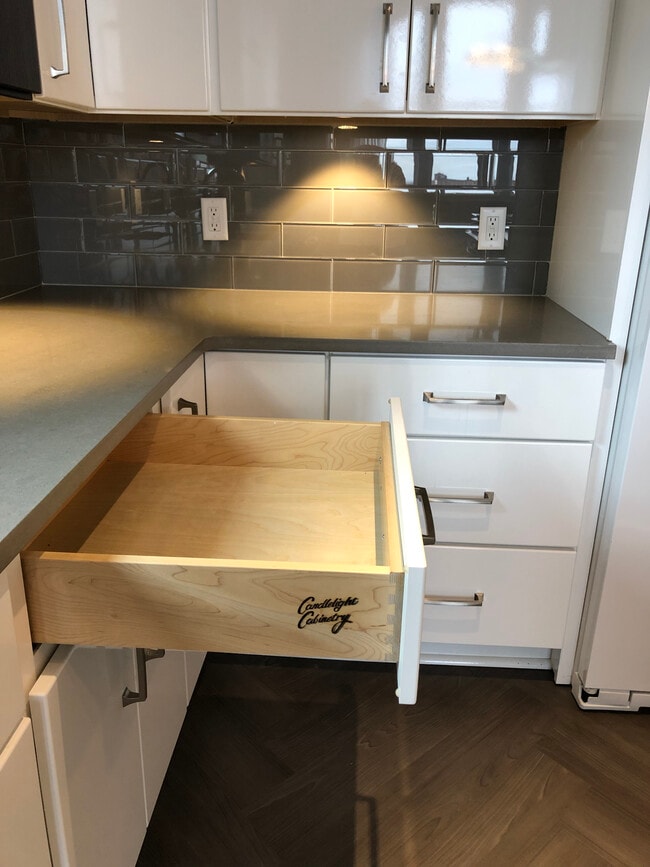 Soft close cabinetry