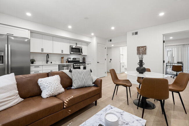 Living Room - The Atrium at Prospect Apartments