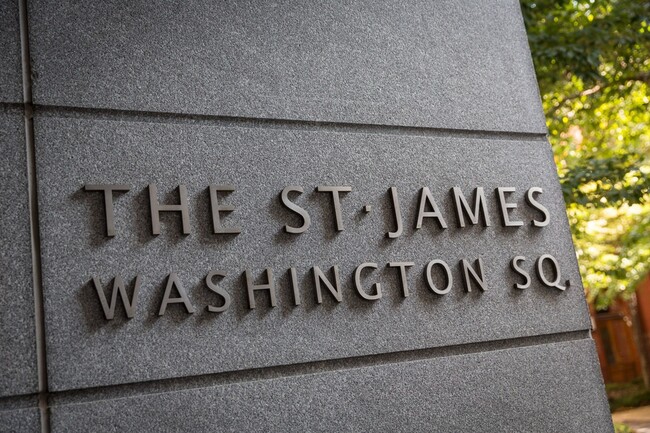 Front Sign - The St James Apartments