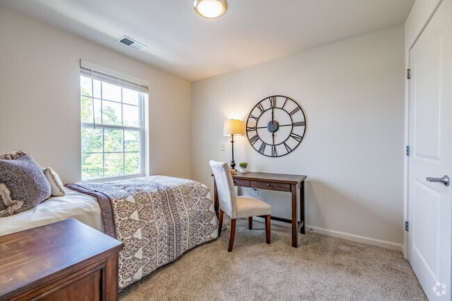 2BR, 1BA - 825SF - Second Bedroom - Fieldchase Senior Apartments
