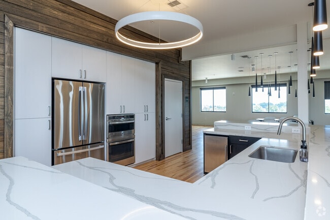 Rooftop Lounge Kitchen - Lofts at Whitaker Park