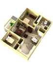 Two Bedroom One Bath