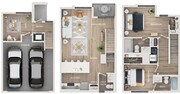 C3TH 2 Bedroom 2.5 Bathroom Townhome with Den