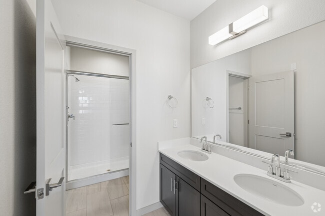 2BR, 2.5BA 1,317SF - Bathroom