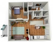 1BR/1BA