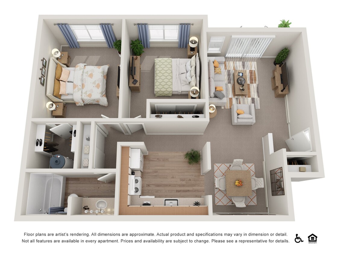 Floor Plan - 2x1C