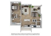 1 Bedroom | 1 Bath | 910 SF