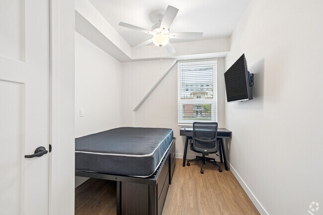 D1 4BR, 4BA - 1,238SF - Primary Bedroom - BRAND NEW The Station @ 505 S Fifth