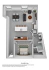 1I floor plan The Lofts at King Mill