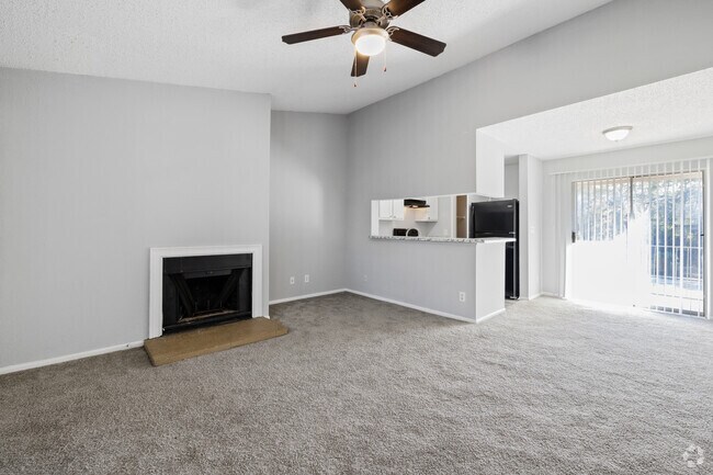509 North Apartments - 1BR-1BA Living Room Classic