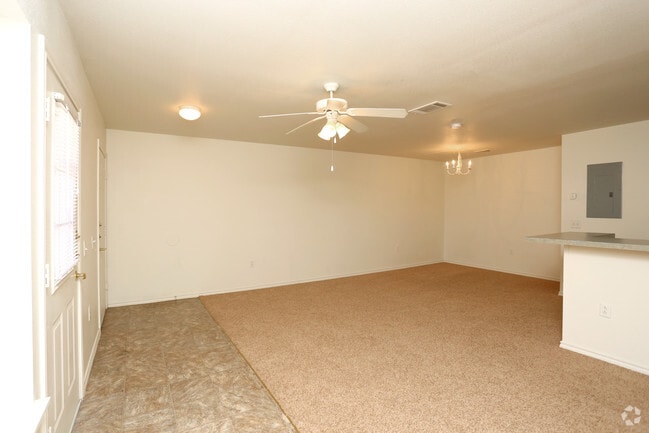 1BR,1BA - 829SF - Living & Dining Areas
