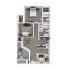 Two bedroom layout