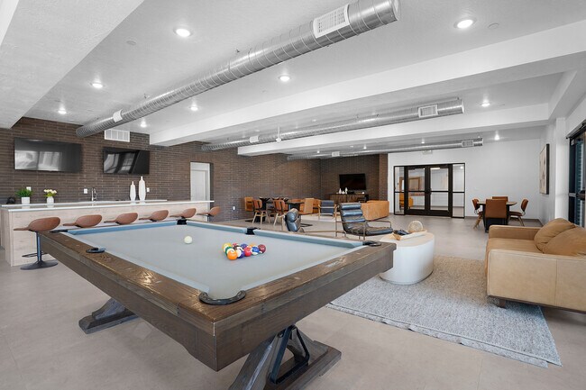 Pool Table in Game Room