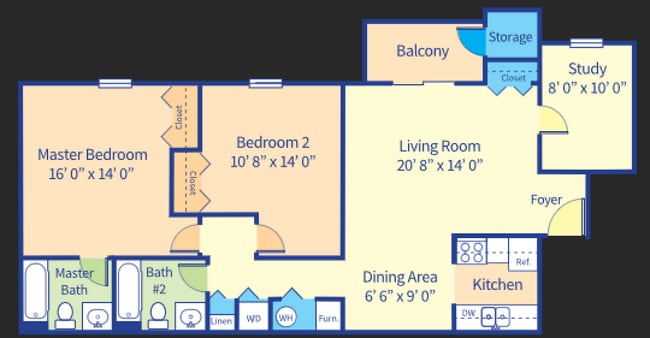 Floor Plan - 33 Fern Oak Cir Unit Carriage Pointe