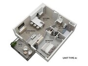 A1 - 507 Sq. Ft.
