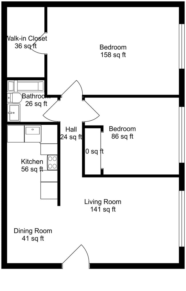 Photo - 2 bedroom west side Iowa City apartment Unit 1305-03
