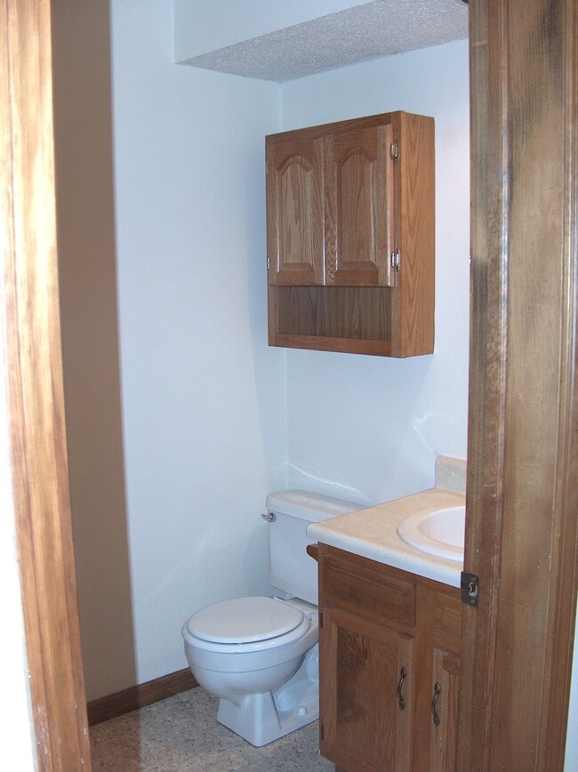 Half bath and laundry on lower level - 813 E Franklin St Unit b