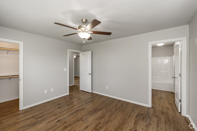 3BR, 2BA - 1,101SF - Primary Bedroom