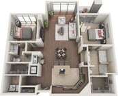 2 Bedroom 2 Bath