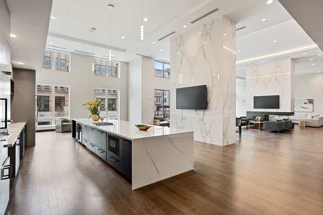 Spacious resident lounge and club