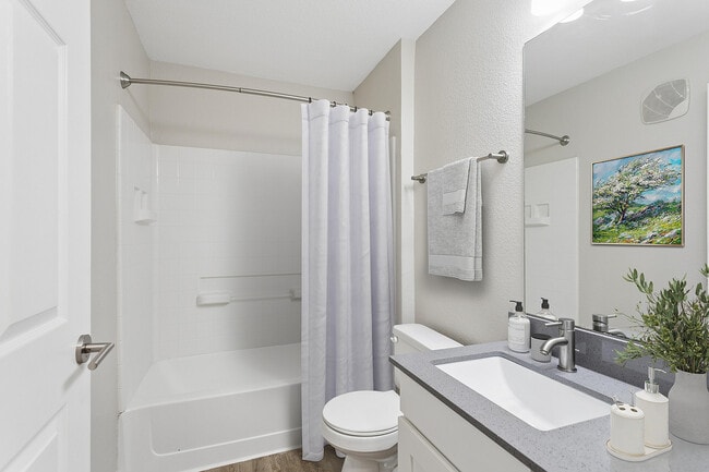 Bathroom with tub