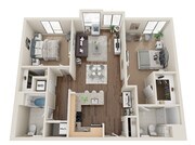 BC5 floor plan Flats on D