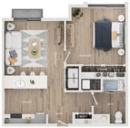 A3HP 1 Bedroom 1 Bathroom