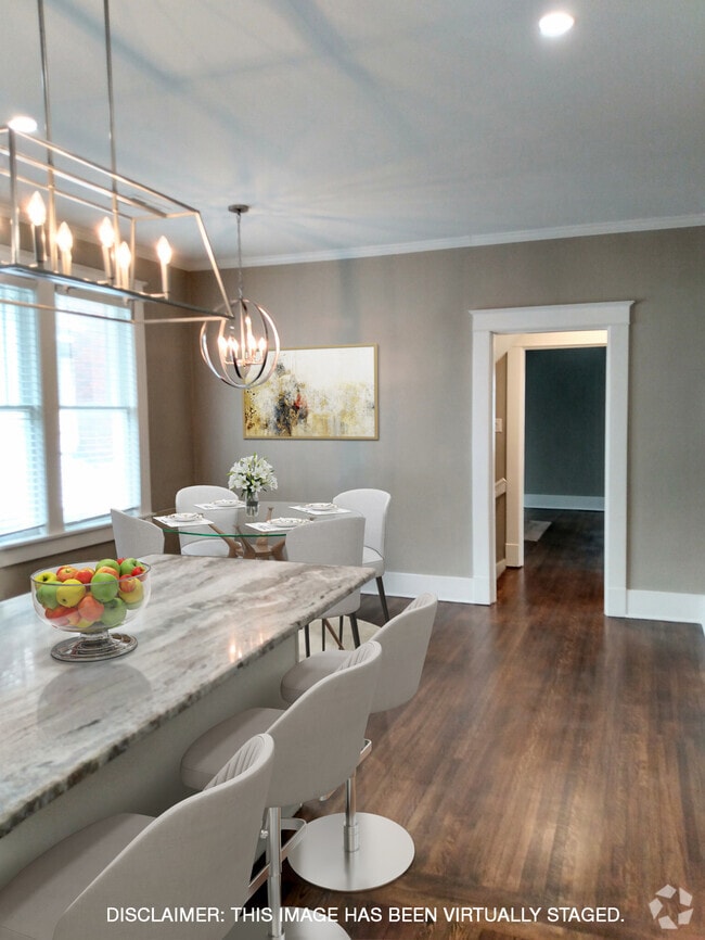 Kitchen - Breakfast area - Disclaimer: this picture has been virtually staged. - 285 Hawthorne St Rental