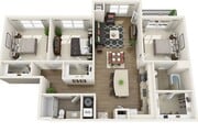 3 Bedroom, 2 Bath ¦ 1,250 sqft