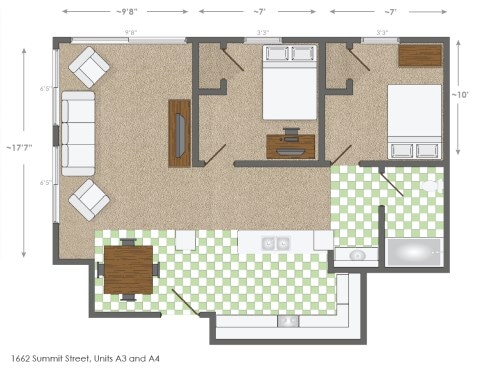 Photo - 1662 Summit St Unidad A3