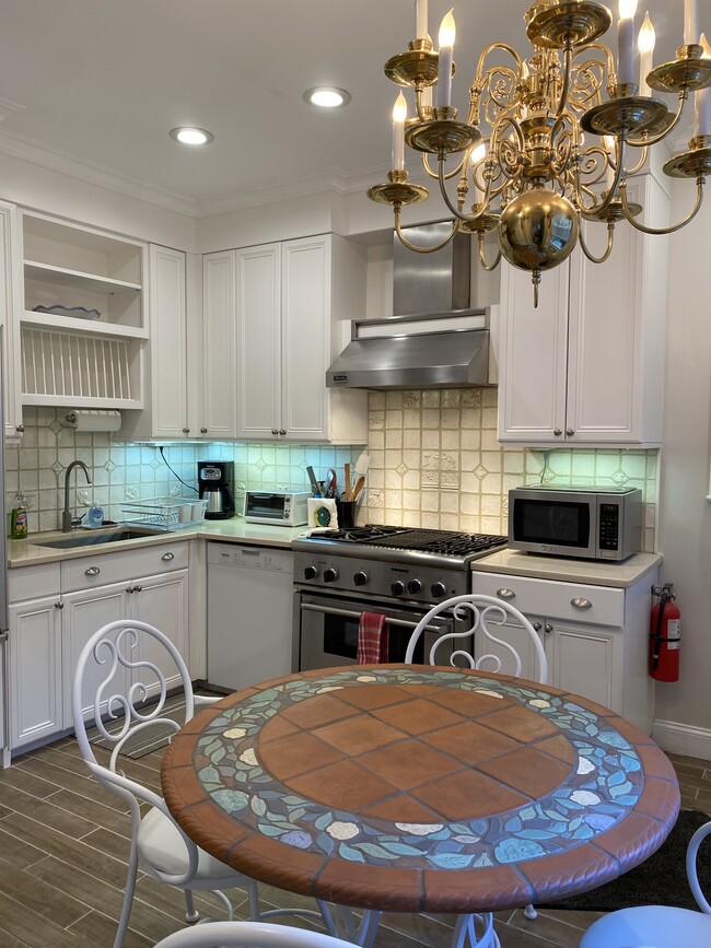 Kitchen with all the amenities - 346 Bushkill St Apartments Unit # 1-Furnished