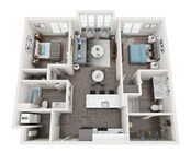 2x2 A floor plan Mercato Grove