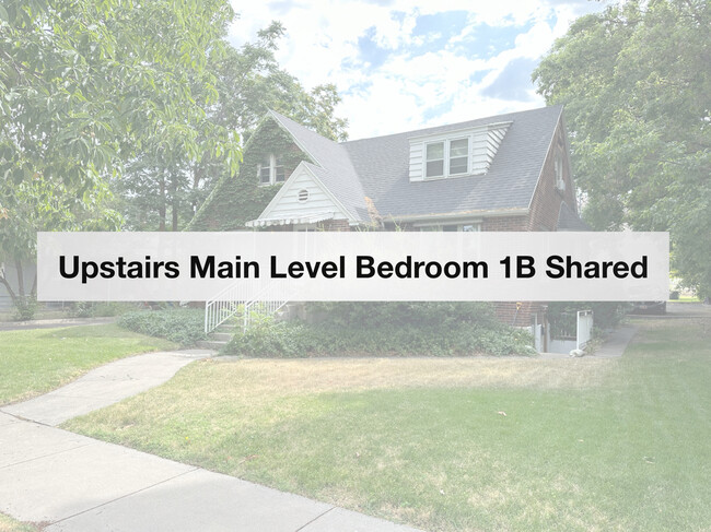 Brick House Duplex - Brick House Duplex Unit Upstairs Bedroom 1B shared main level