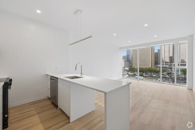 1BD, 1BA - 607SF - Kitchen/ Living Room - Joffre Place