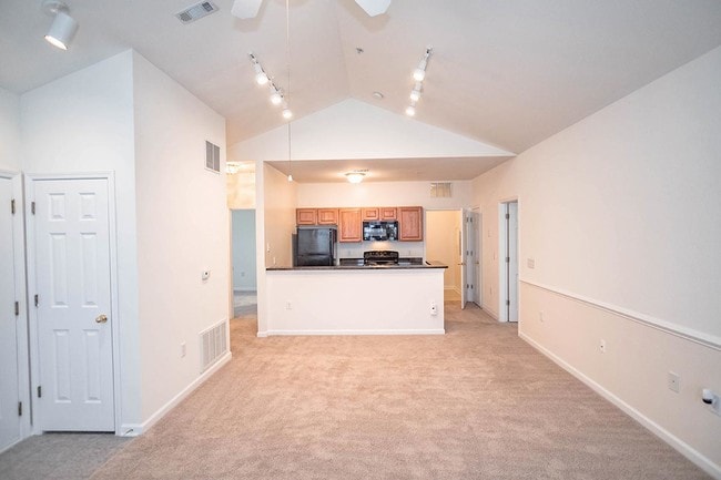 Open living/dining