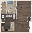 Graham floor plan Ayrsley Lofts