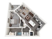 A6 floor plan The Aston at Town Center