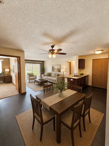 2BR, 2BA - Living Room