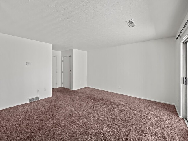 Spacious Living Room - Central Square Apartments