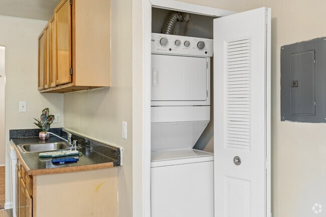 Den, 2BR, 2BA - 1,076SF - Laundry Closet