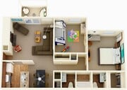 Plan IV - furnished