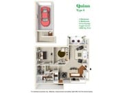 Quinn1 - Two Bedroom One Bath on Upper Floor